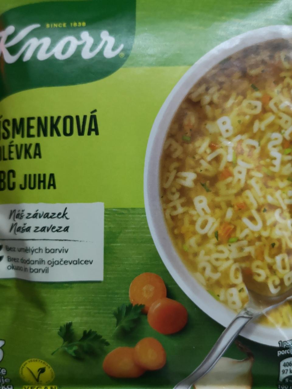 Fotografie - Písmenková polévka Knorr