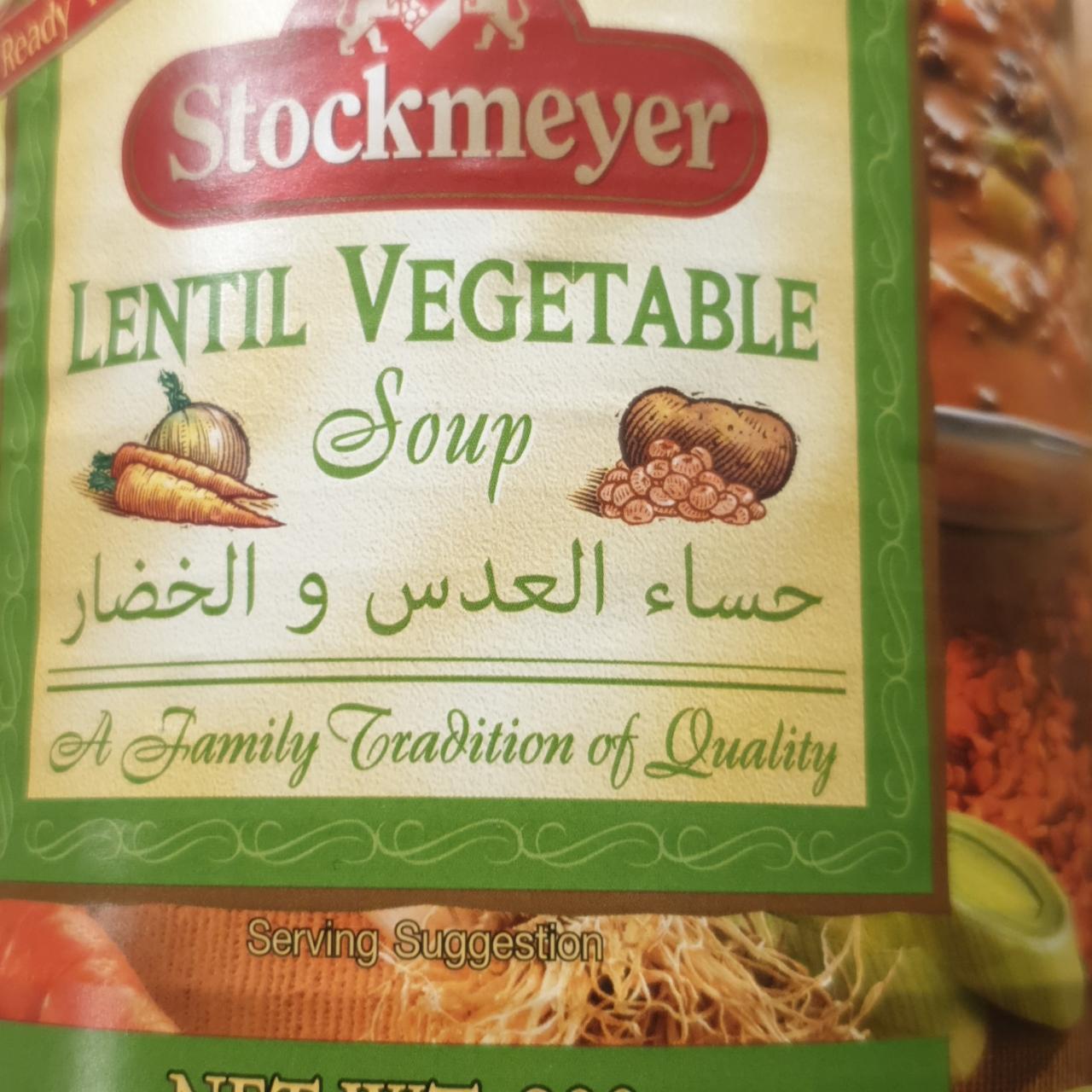 Fotografie - Lentil vegetable soup Stockmeyer