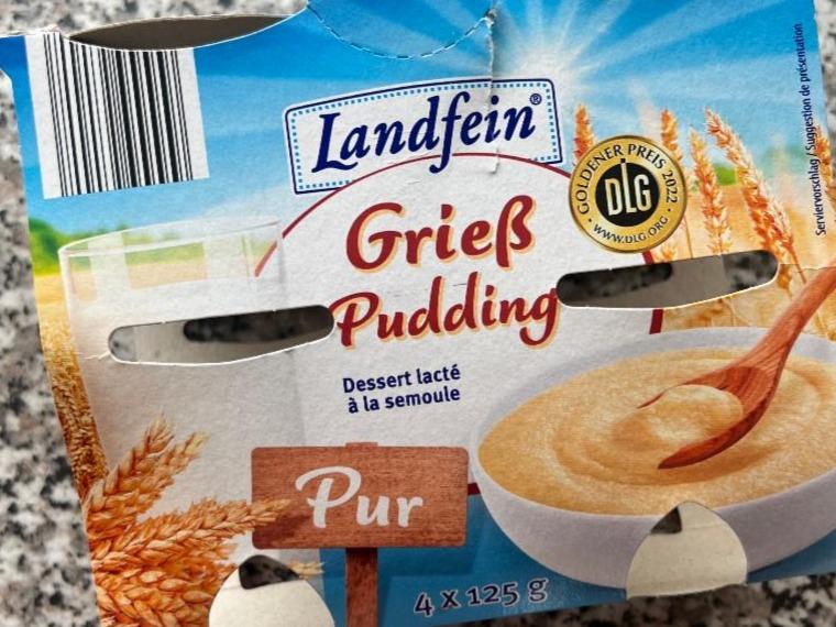 Fotografie - Grieß Pudding Pur Landfein