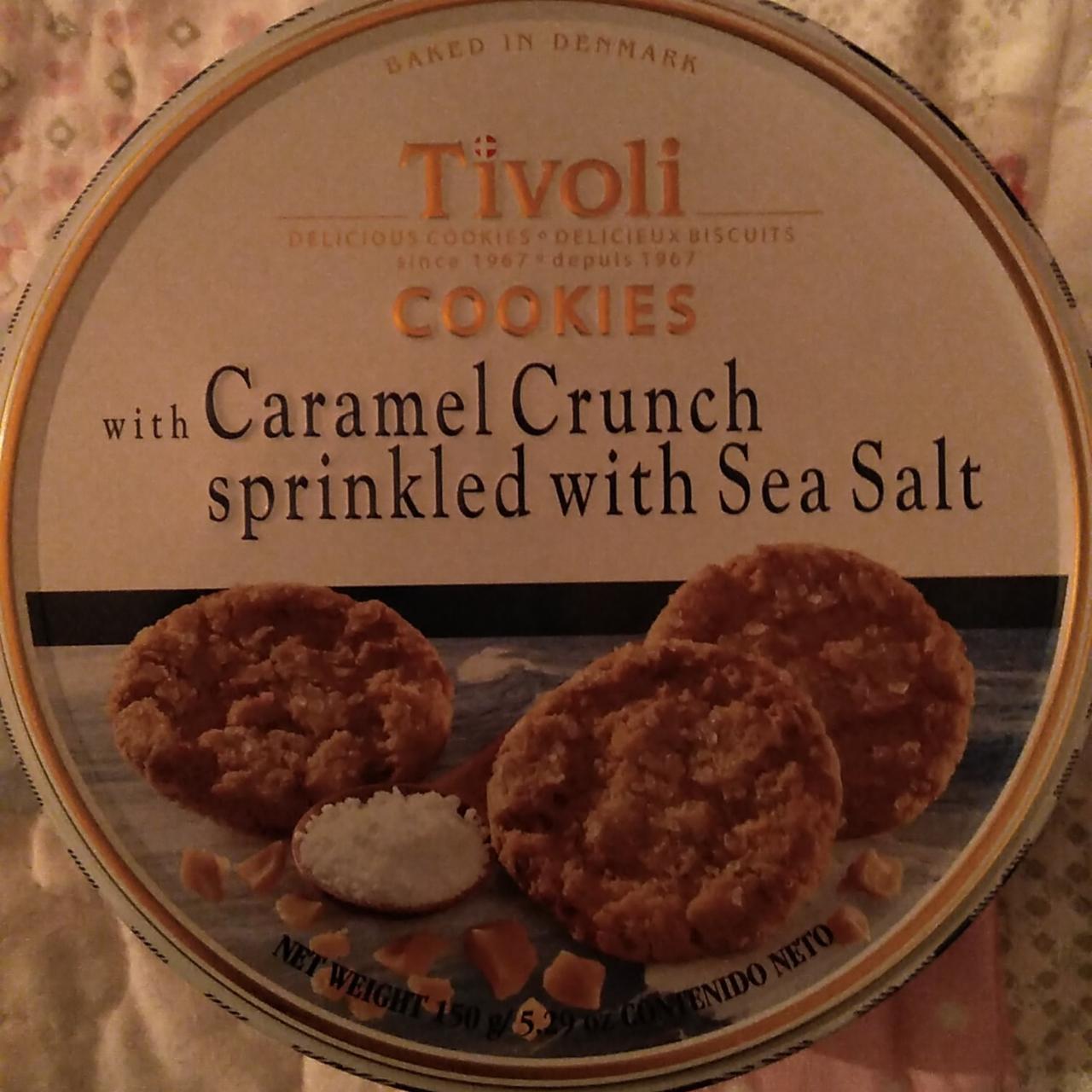 Fotografie - Cookies with caramel crunch sprinkled with sea salt Tivoli