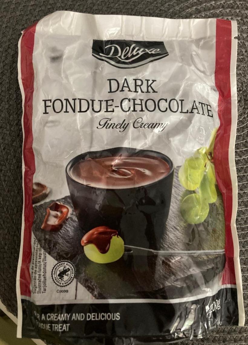 Fotografie - Dark fondue-chocolate Deluxe