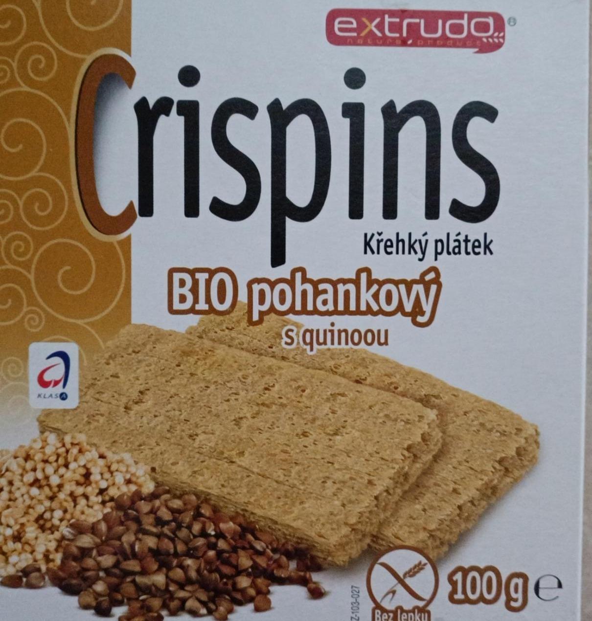 Fotografie - Crispins BIO pohankový plátek s quinoou Extrudo