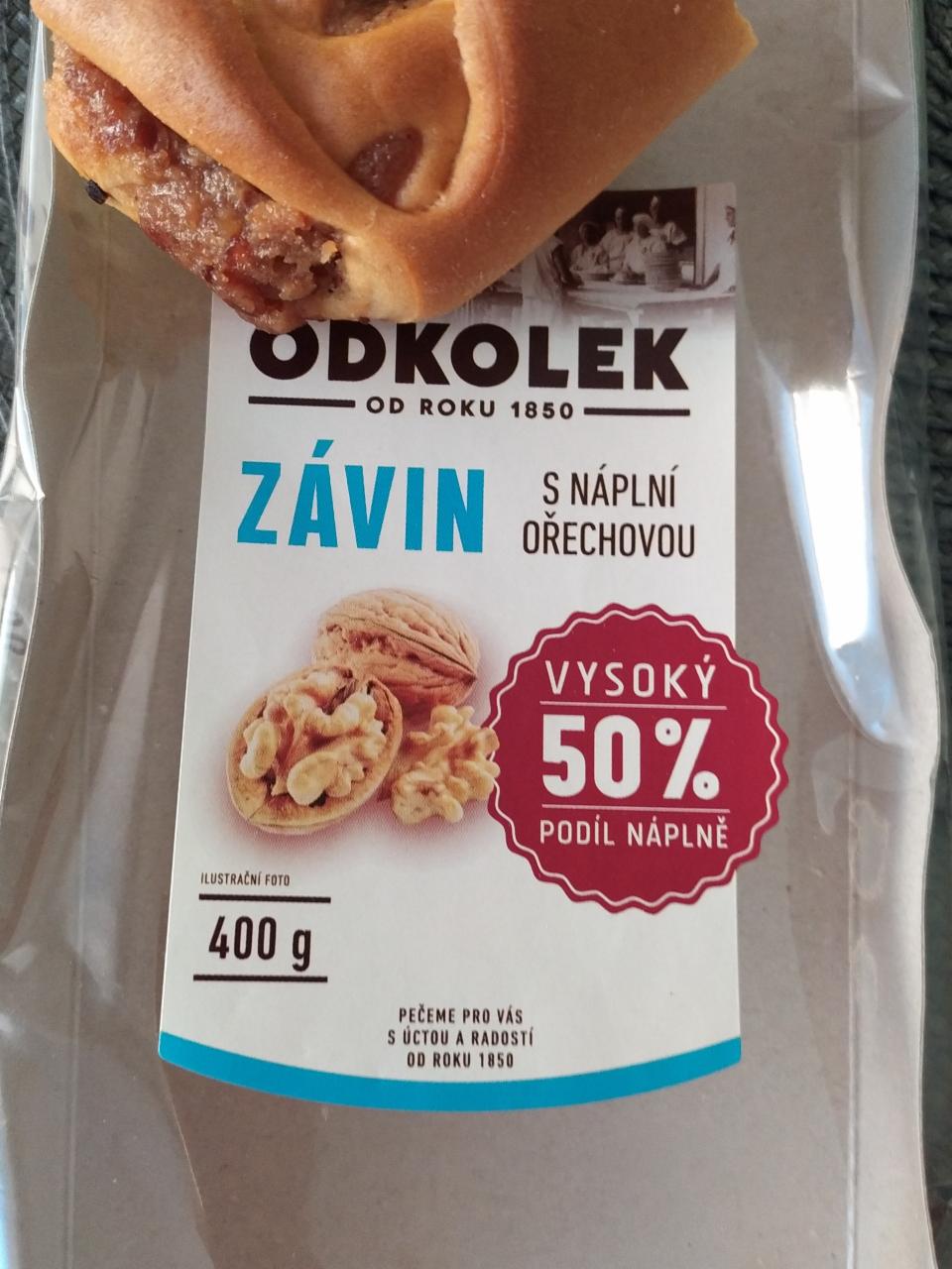 Fotografie - Závin s náplní ořechovou 50% Fr.Odkolek