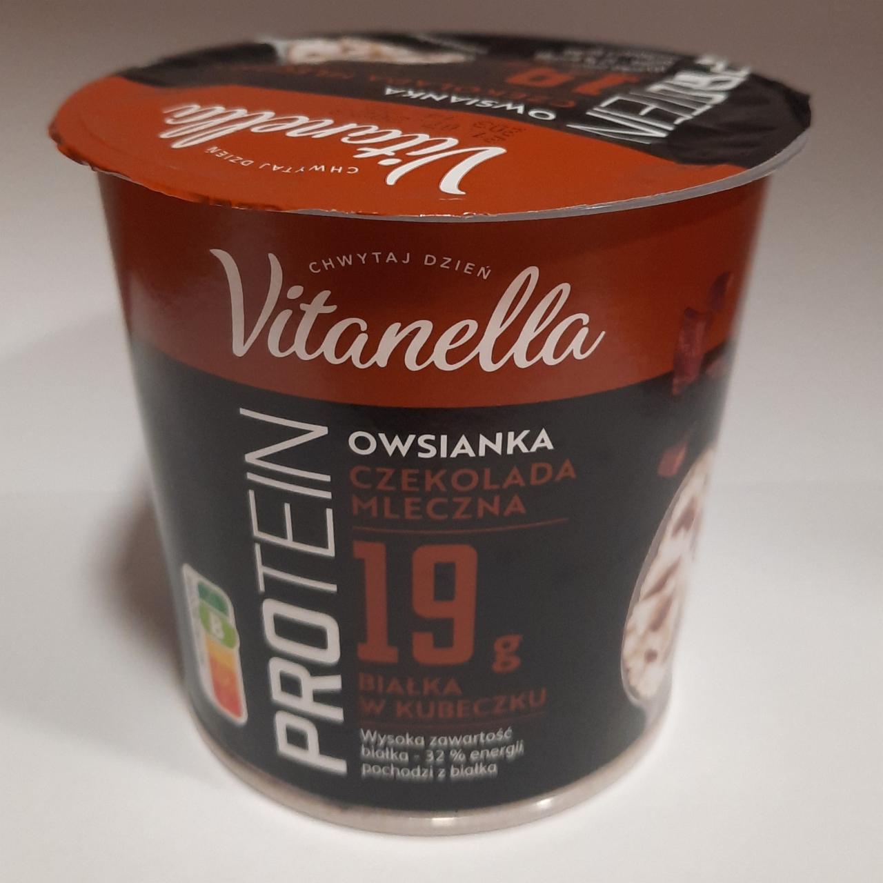 Fotografie - Protein 19g Owsianka czekoladą mleczną Vitanella