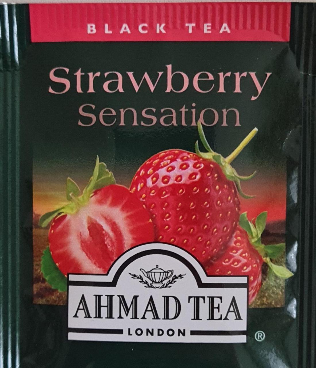 Fotografie - Black Tea with Strawberry Ahmad Tea London