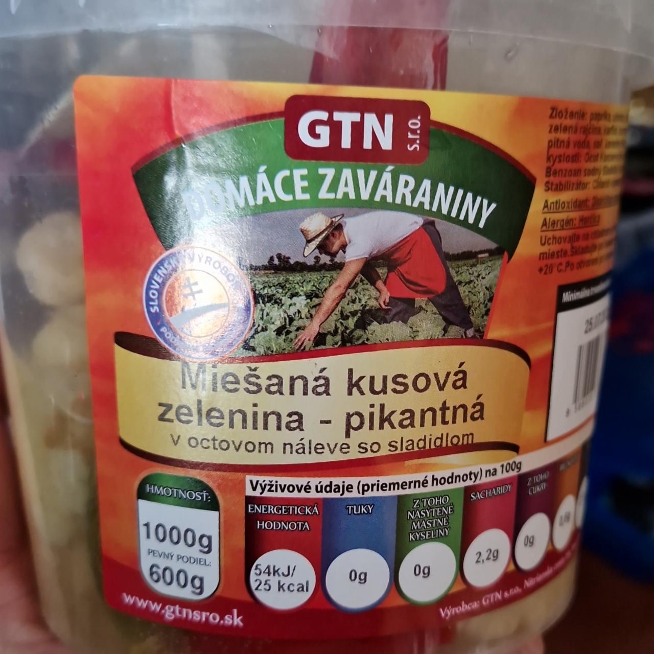 Fotografie - Domáce zaváraniny Zelenina pikantná v octovom náleve so sladidlom GTN s.r.o.