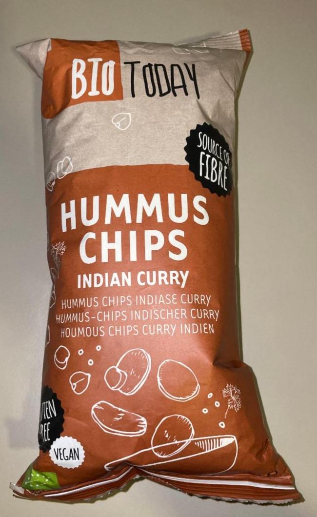 Fotografie - Hummus Chips Indian Curry Bio Today