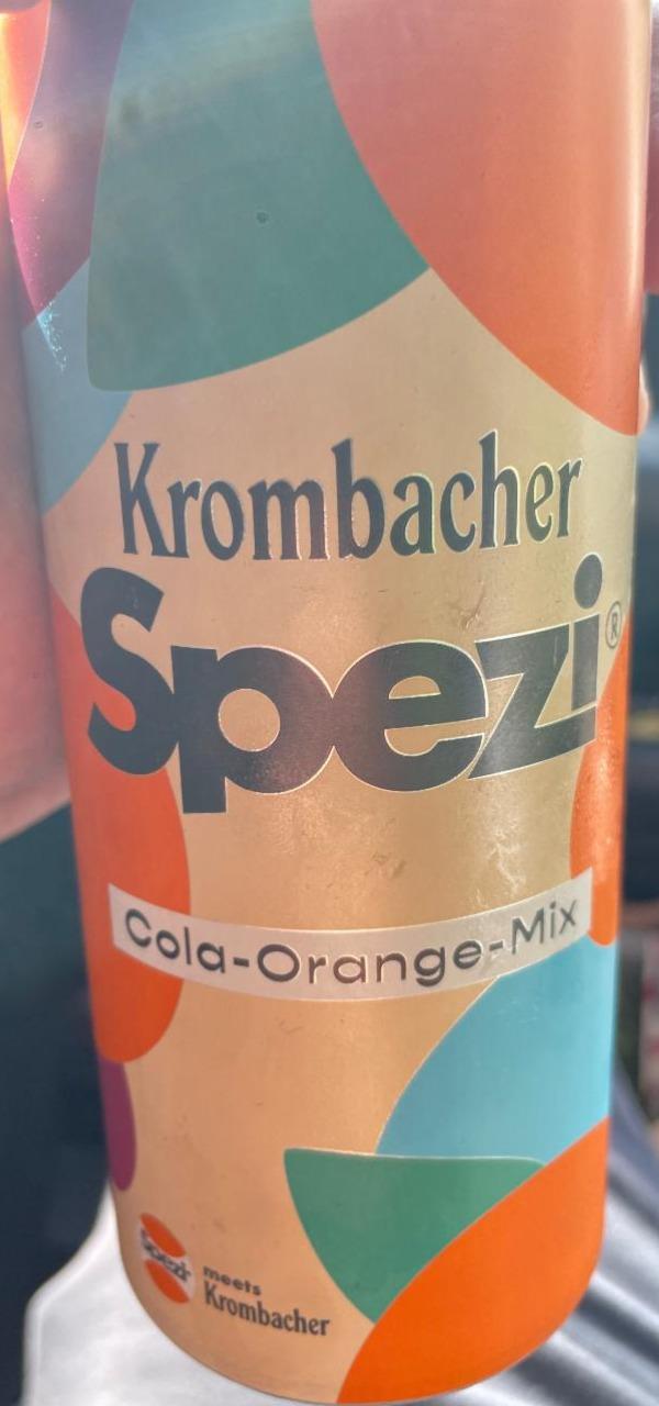 Fotografie - Krombacher Cola-Orange-Mix Spezi
