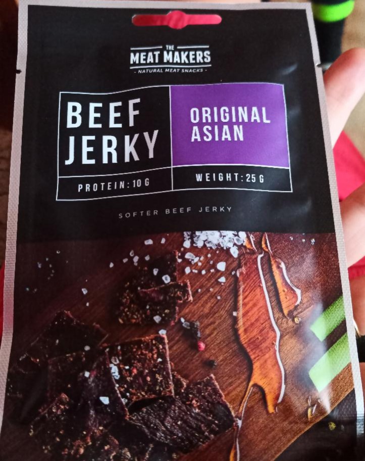 Fotografie - Beef Jerky Original Asian The Meat Makers
