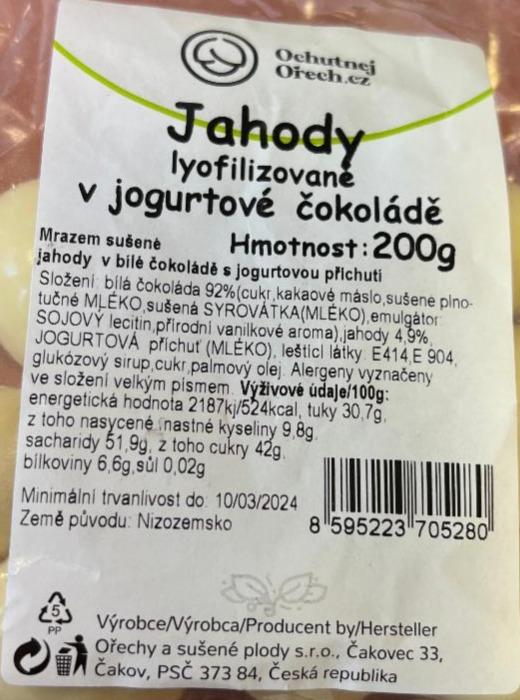 Fotografie - Jahody lyofilizované v jogurtové čokoládě Ochutnejorech.cz