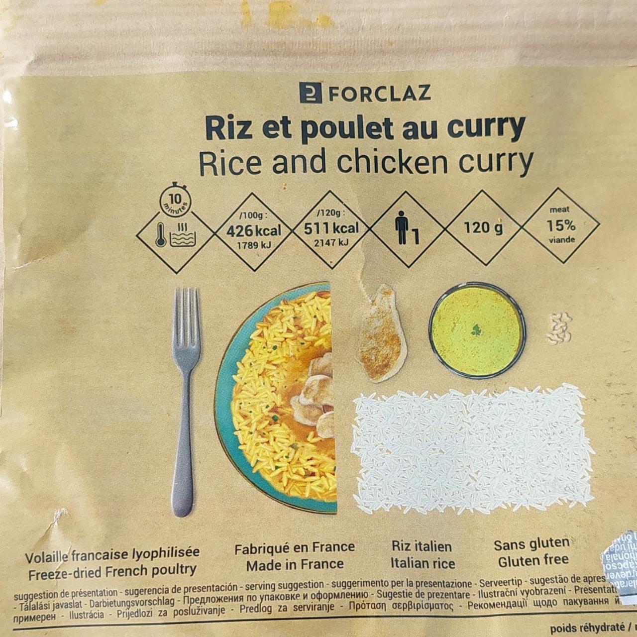 Fotografie - Rice and chicken curry Forclaz