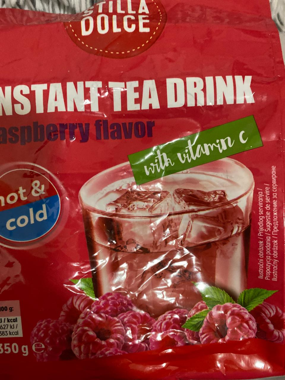 Fotografie - Instant tea drink Raspberry Stilla Dolce