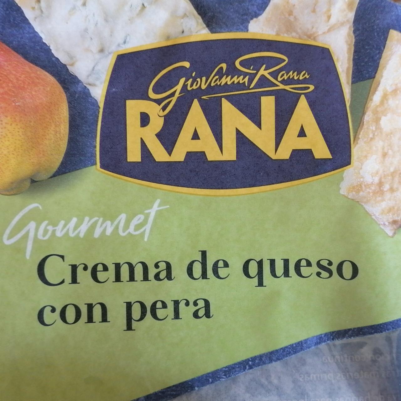 Fotografie - Těstoviny Crema de queso con pera RANA