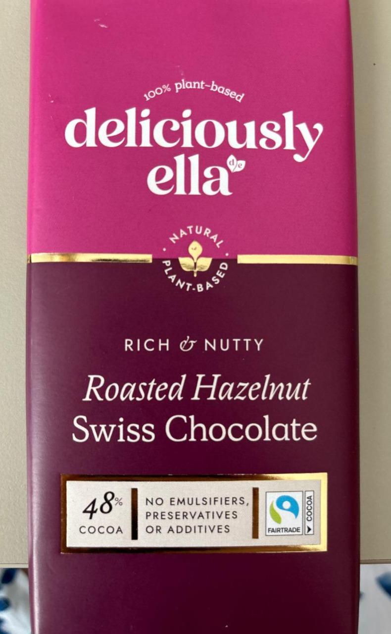 Fotografie - Roasted Hazelnut Swiss Chocolate Deliciously Ella