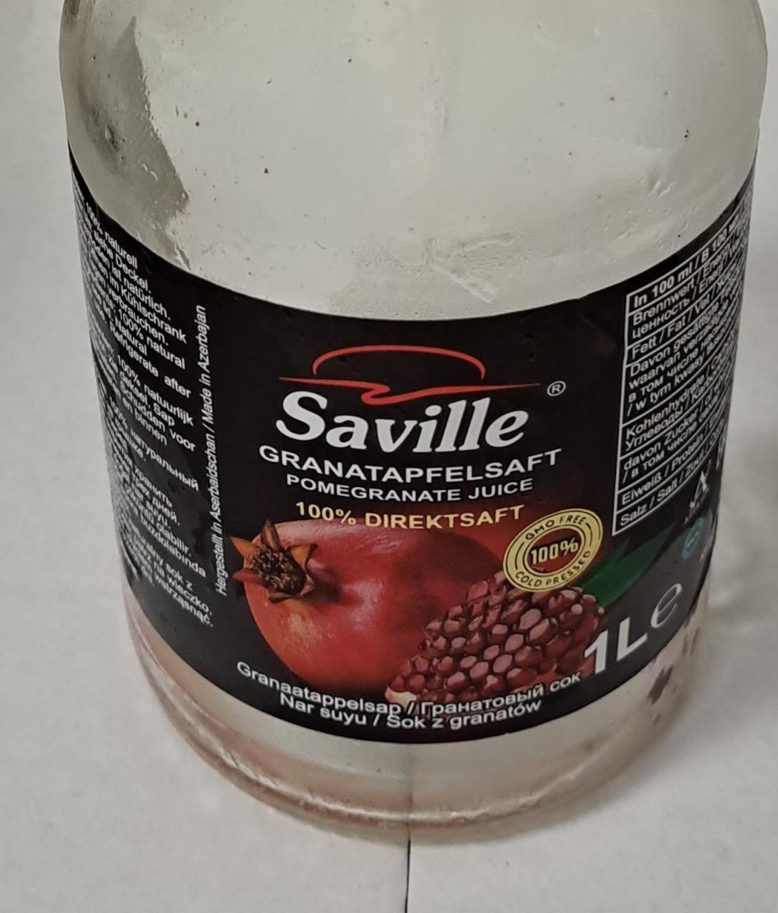 Fotografie - Pomegranate Juice 100% Saville