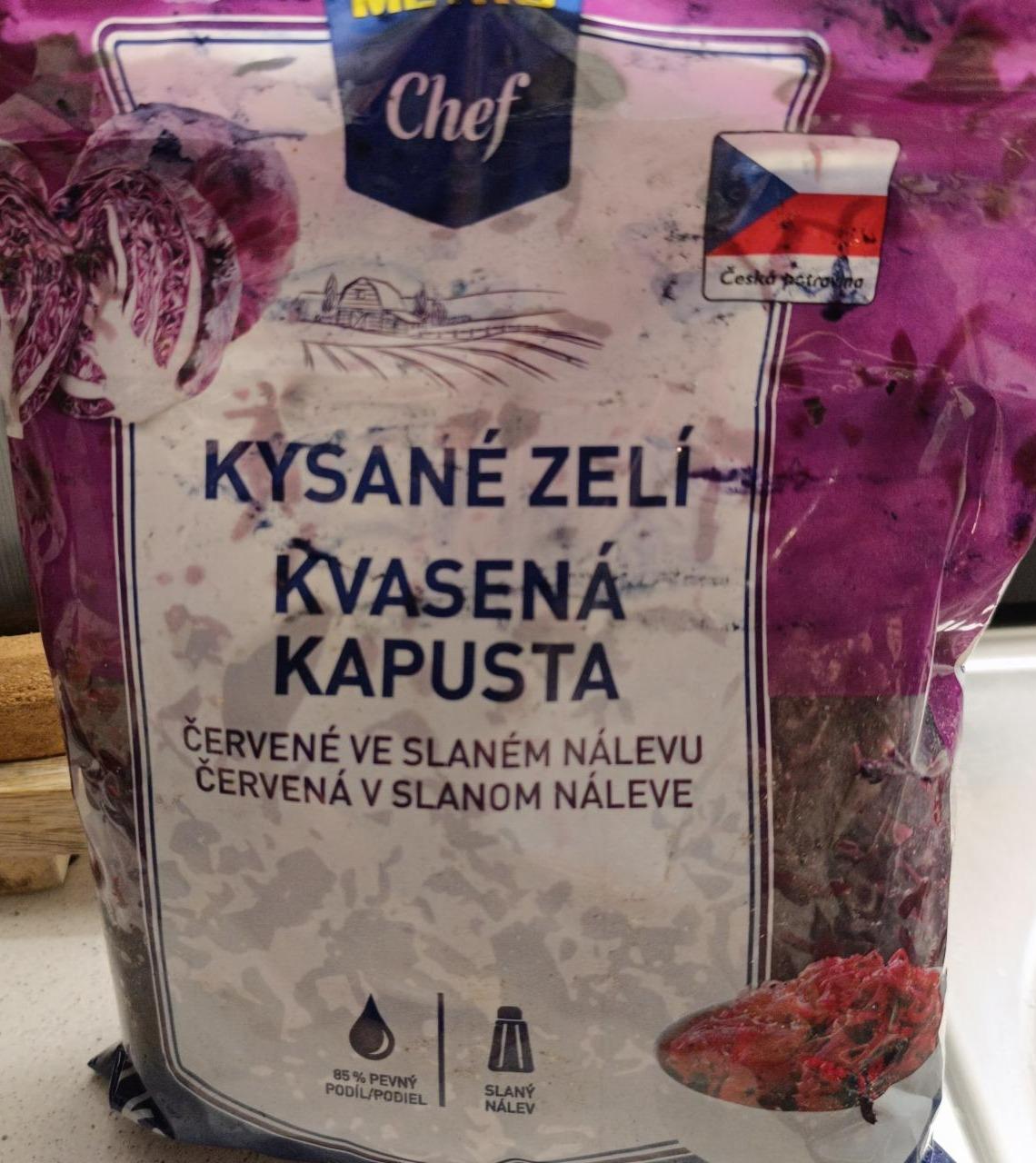 Fotografie - Kysané zelí červené ve slaném nálevu Metro Chef