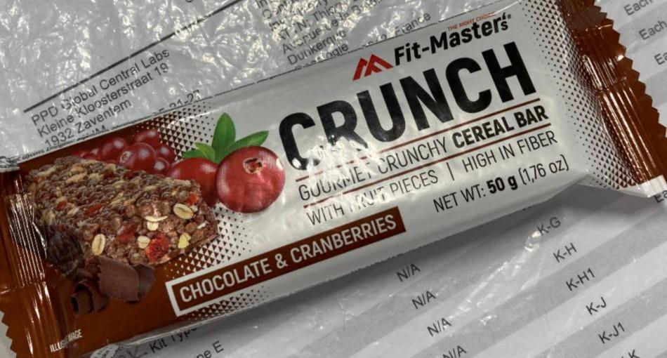 Fotografie - Crunch Chocolate & Cranberries Fit-Master’s