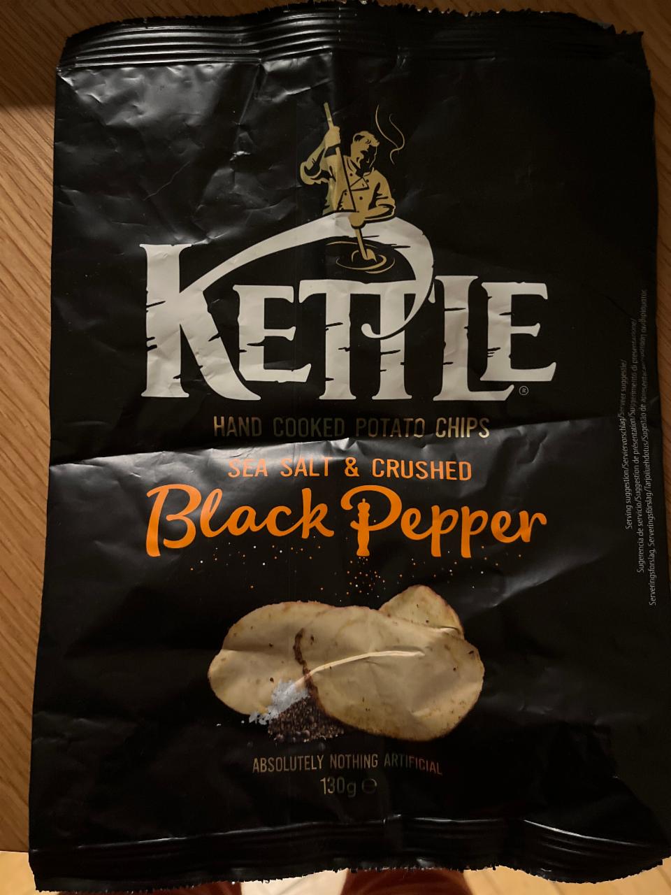 Fotografie - Black Pepper potatoes chips Kettle