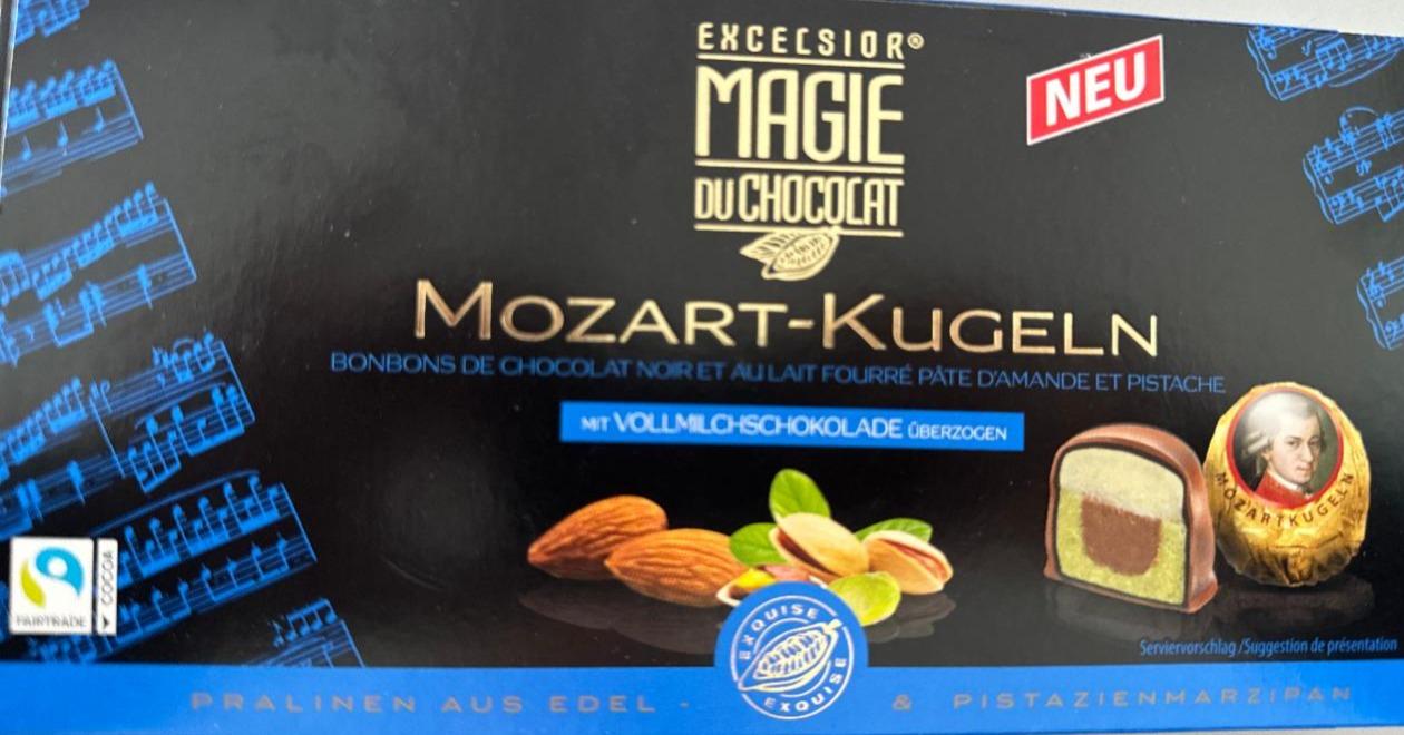 Fotografie - Mozart Kugeln mit vollmilchschokolade überzogen Excelsior Magie du Chocolat