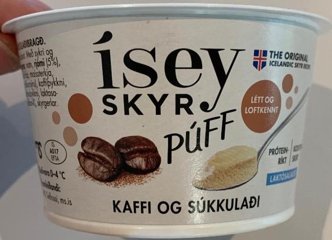 Fotografie - Púff kaffi og súkkulaði Ísey Skyr