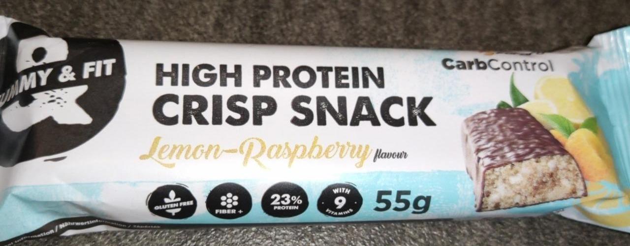Fotografie - High protein crisp snack Lemon-Raspberry Forpro