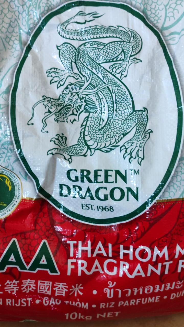 Fotografie - Thai Hom Mali Fragrant Rice Green Dragon