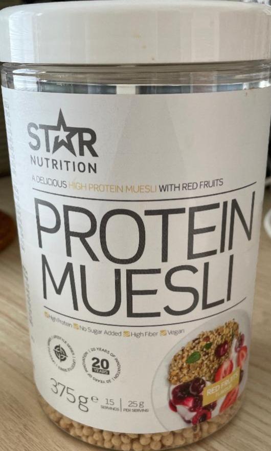 Fotografie - Protein muesli red fruits Star Nutrition