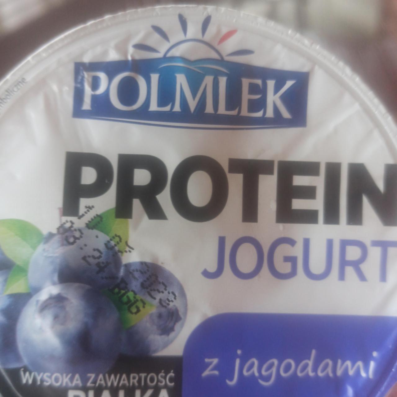 Fotografie - Protein jogurt z jagodami Polmlek