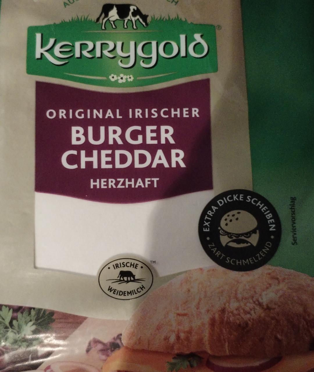 Fotografie - originál irischer burger chedar herzhaft Kerrygold