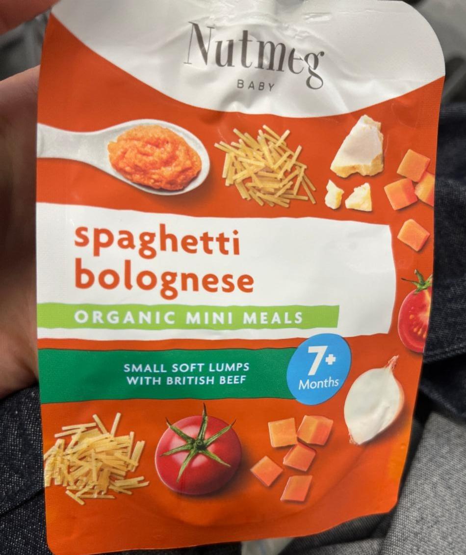Fotografie - Spaghetti Bolognese organic mini meals Nutmeg Baby