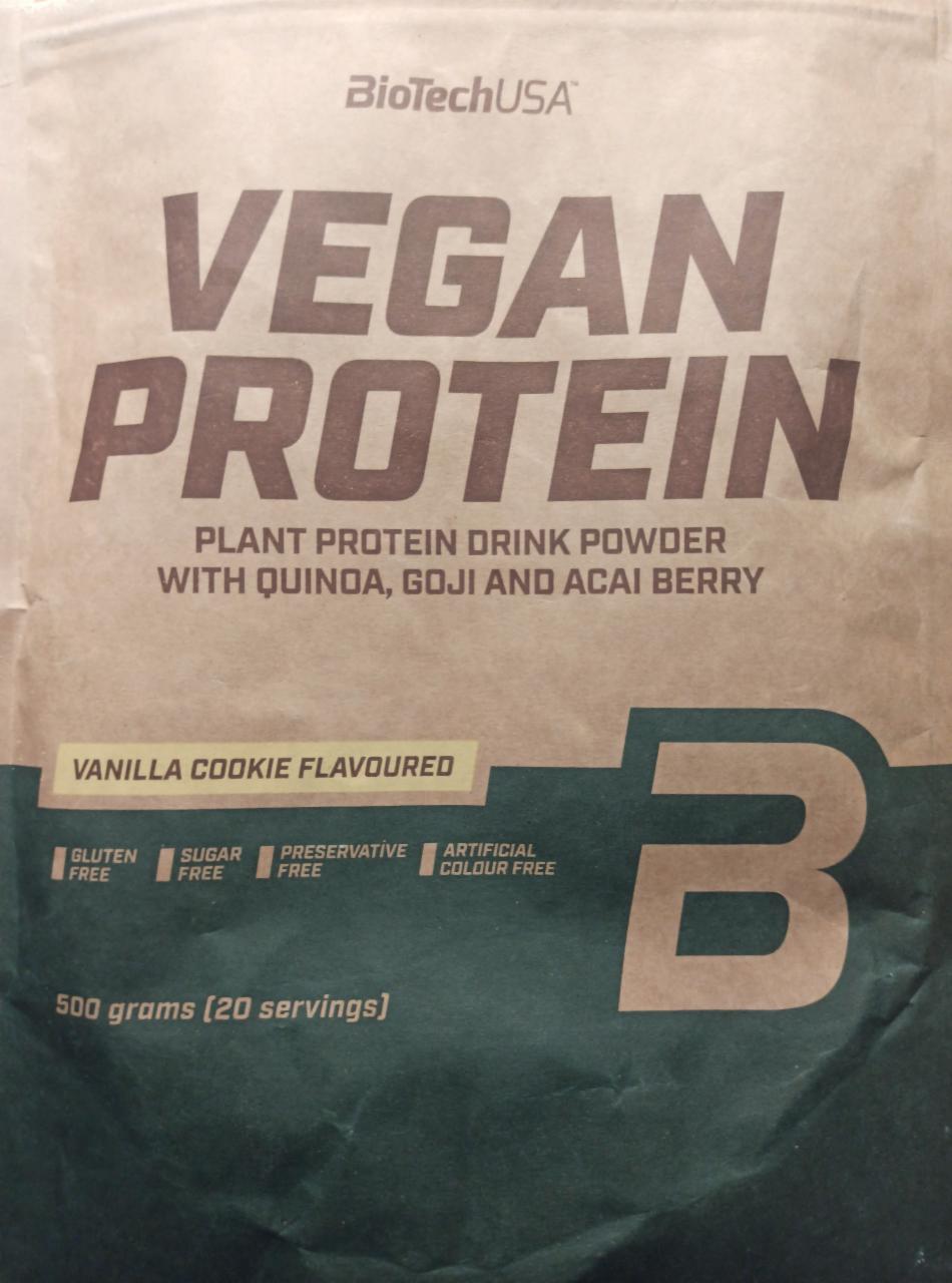 Fotografie - Vegan protein vanilla cookie BioTechUSA