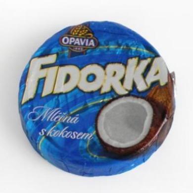 Fotografie - Fidorka mléčná s kokosem Opavia