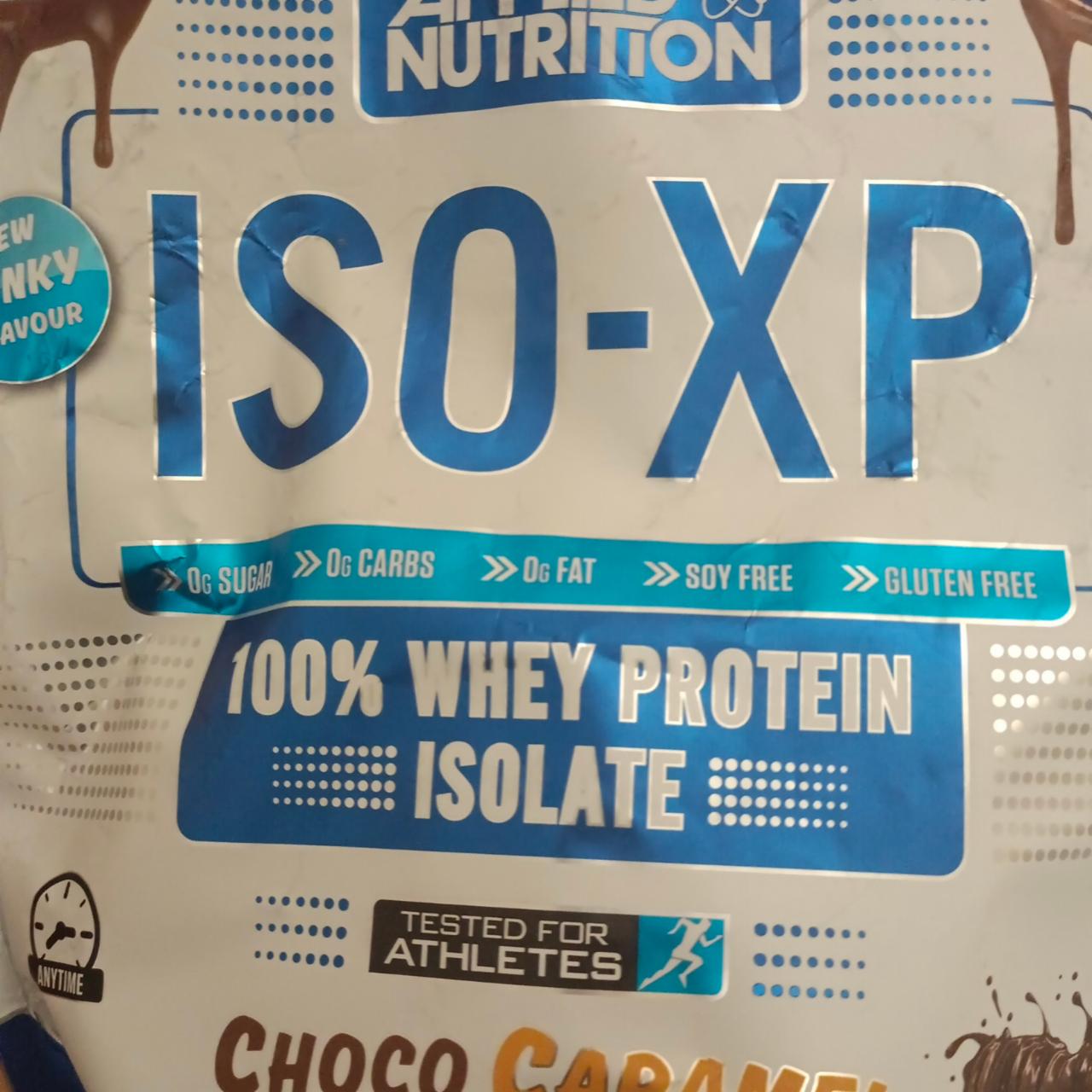 Fotografie - 100% Whey protein ISO-XP Choco caramel Applied nutrition