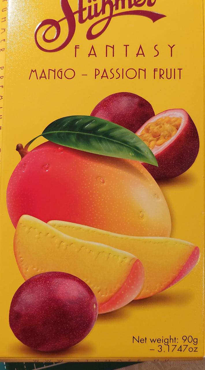 Fotografie - Fantasy mango - passion fruit čokoláda Stühmer