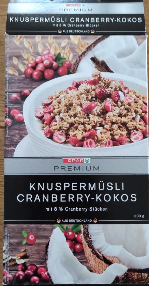 Fotografie - Knuspermüsli Cranberry - Kokos Spar Premium