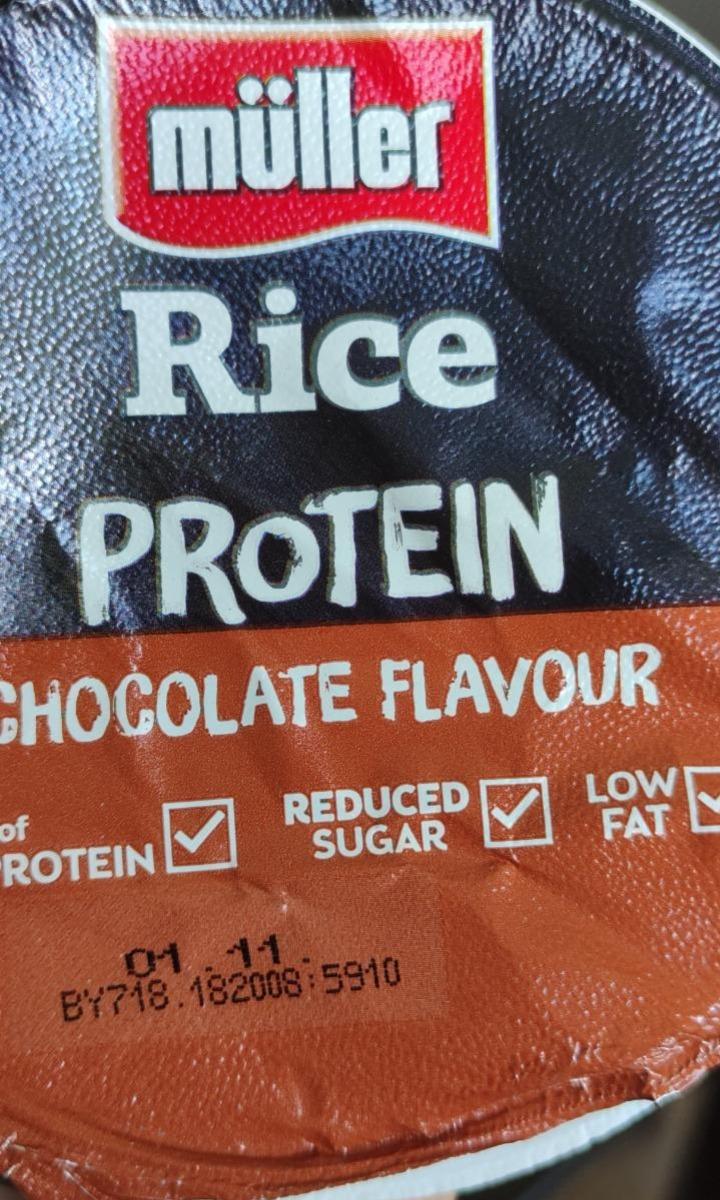 Fotografie - Rice Protein Chocolate flavour Müller