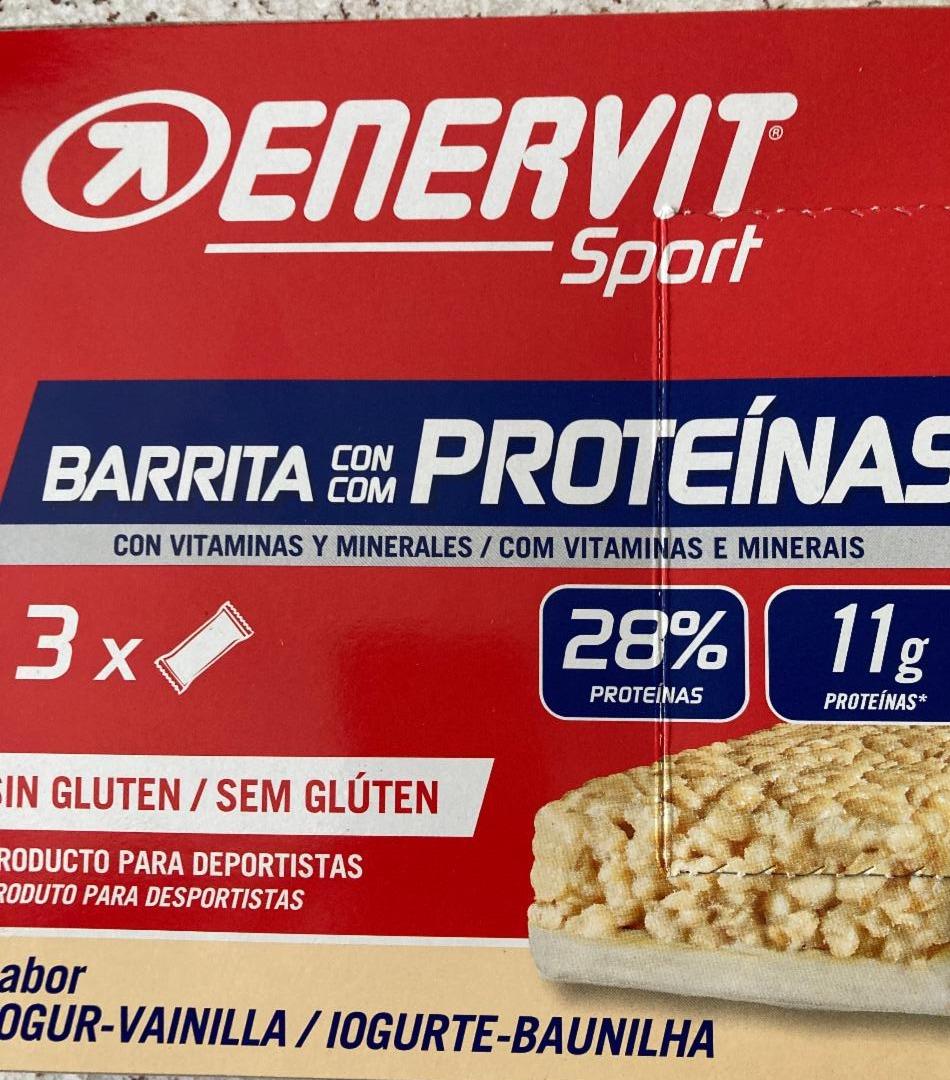 Fotografie - Barrita con proteínas yogur-vanilla Enervit Sport