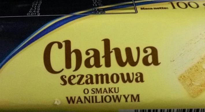 Fotografie - Chalwa sezamova o smaku waniliowym