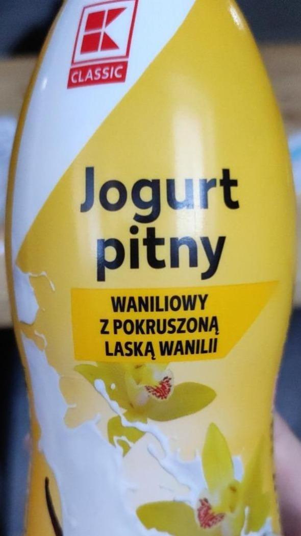 Fotografie - Jogurt pitny waniliowy z pokruszoną laską wanilii K-Classic