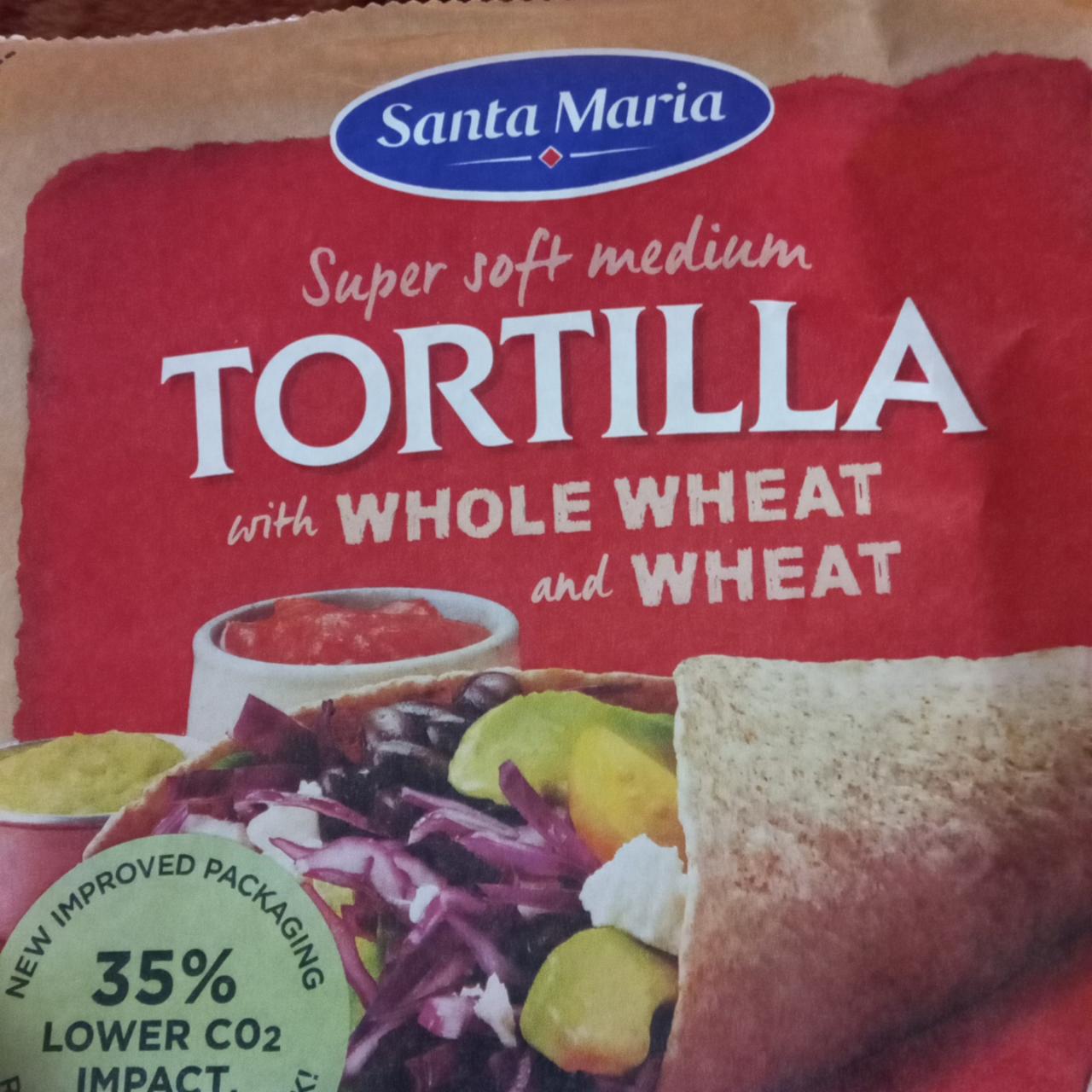 Fotografie - Tortilla with whole wheat Santa Maria