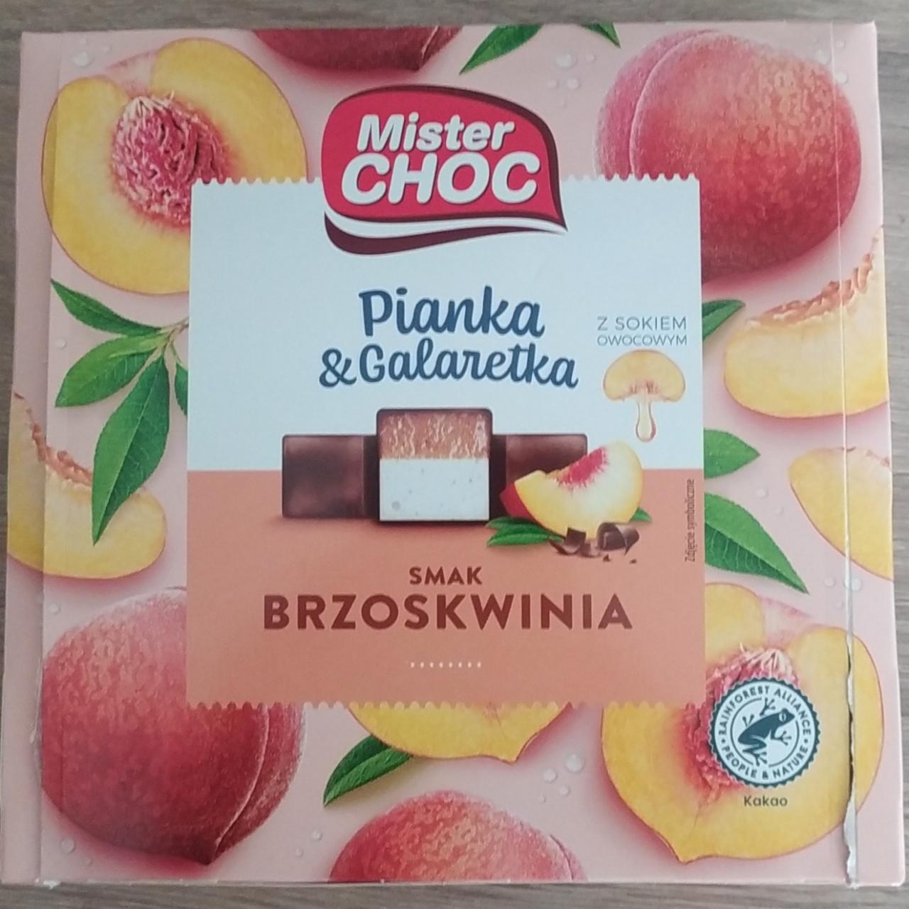 Fotografie - Pianka & galaretka smak brzoskwinia Mister Choc