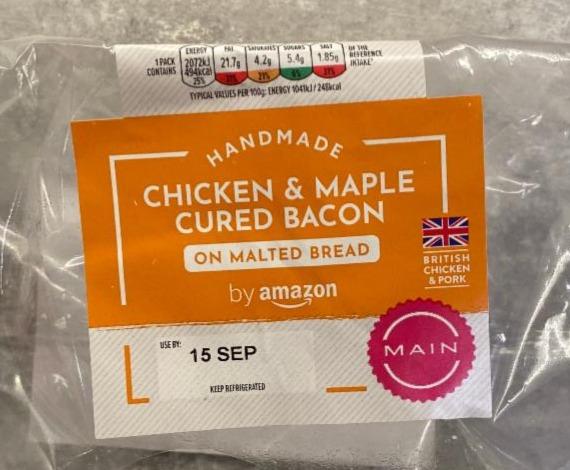 Fotografie - Chicken & Maple cured bacon on malted bread by Amazon