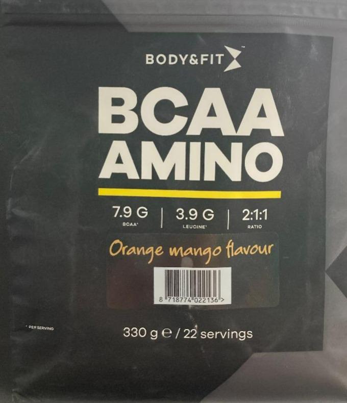 Fotografie - BCAA Amino Orange mango flavour Body&fit