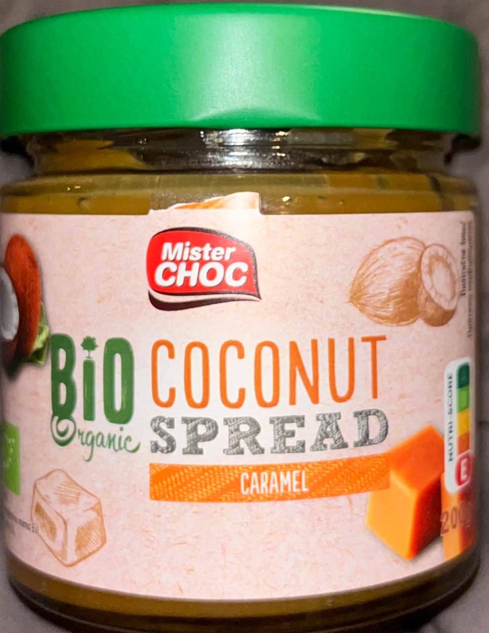 Fotografie - Bio Organic Coconut Caramel Spread Mister Choc