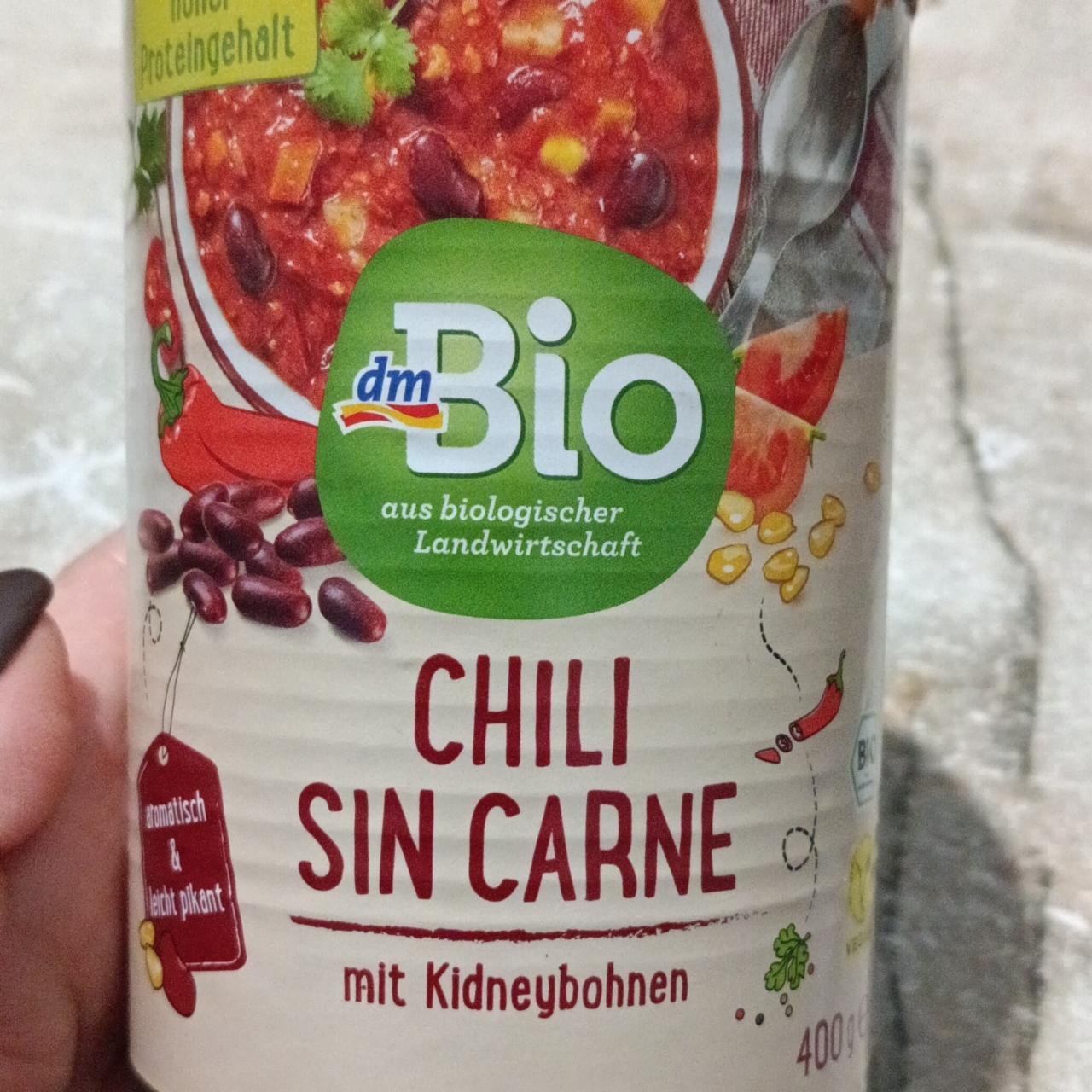 Fotografie - Chili sin Carne mit Kidneybohnen dmBio