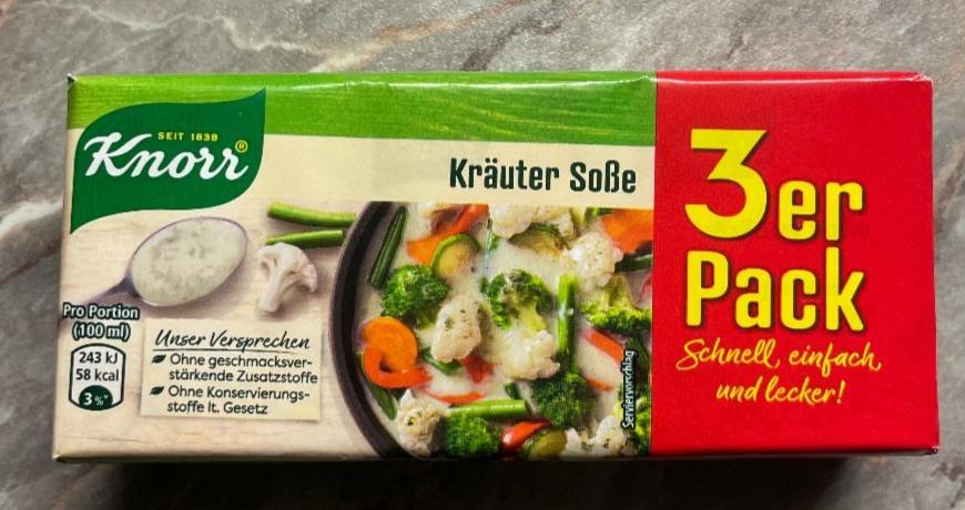 Fotografie - Kräuter Soße Knorr