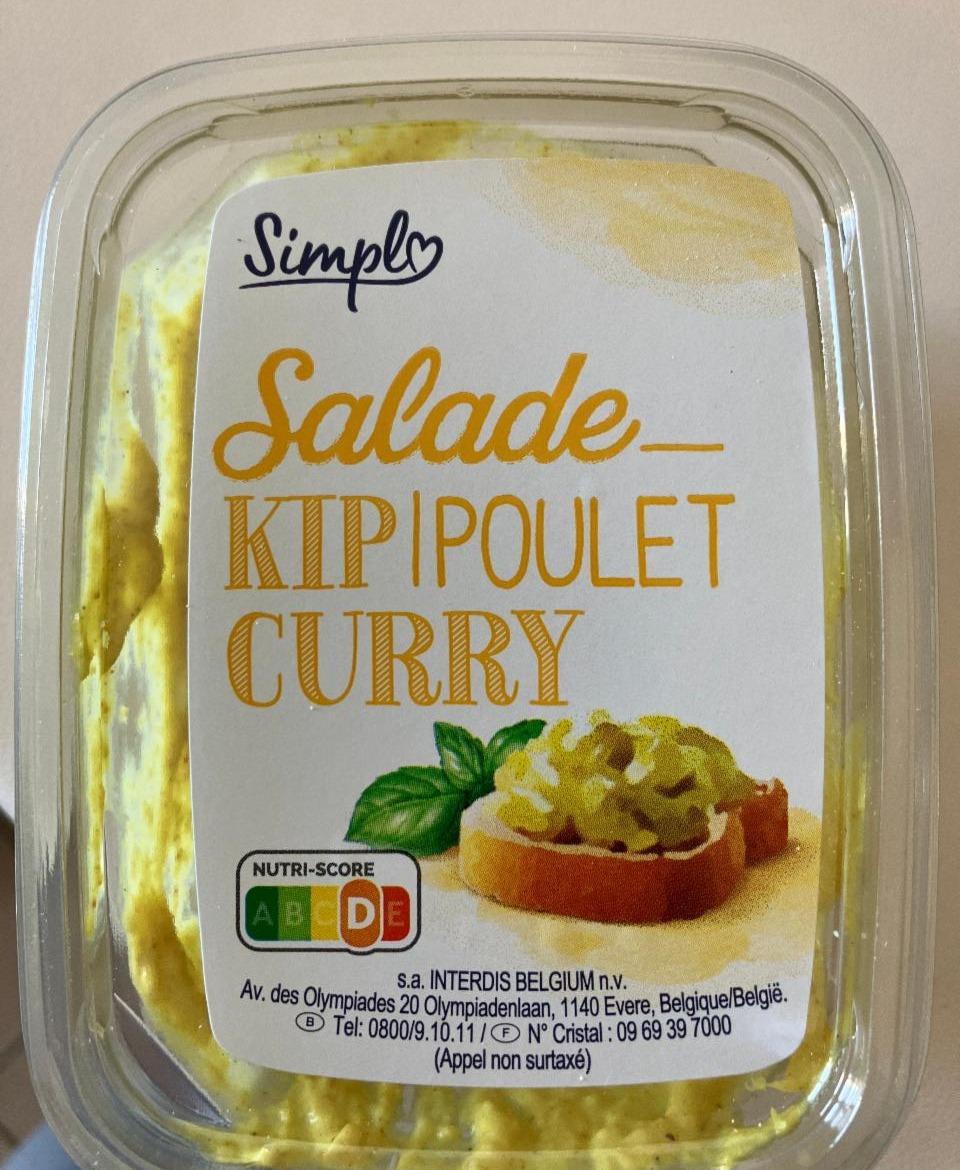 Fotografie - Salade Kip Poulet Curry Simpl