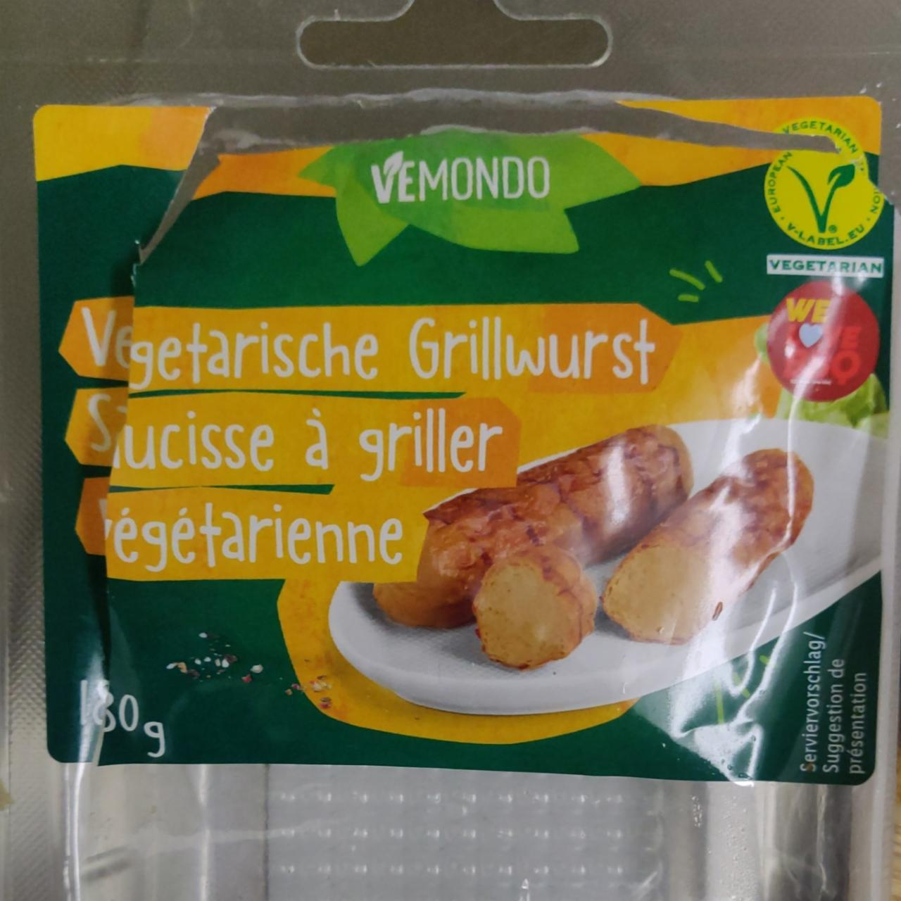Fotografie - Vegetarische Grillwurst Vemondo