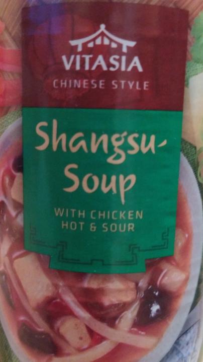 Fotografie - Shangsu - Soup with chicken hot & sour Vitasia