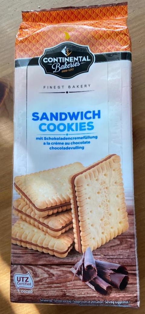 Fotografie - Sandwich Cookies mit Schokocremefüllung Continental Bakeries